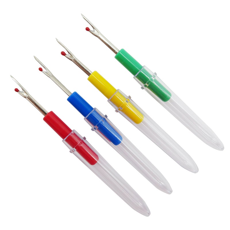 DODOGA 40pcs Colorful Seam Ripper Seam Rippers for Sewing Tool Handy Stitch Ripper Hem Ripper Sewing Stitches Sewing Tools Hem Ripper Stitch Ripper for Opening Removing Seams and Hems, 4 Colors,40 Pcs - Image 1
